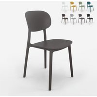 Stuhl modernes Design Polypropylen Küche Esszimmer Außenbereich Nantes - Dunkel Grau Stuhl modernes Design Polypropylen Küche Esszimmer Außenbereich Nantes - Dunkel Grau von AHD AMAZING HOME DESIGN