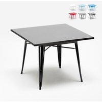 Tisch im industrie stil aus stahl 80x80 für bar und haus Dynamite - Schwarz Tisch im industrie stil aus stahl 80x80 für bar und haus Dynamite - Schwarz von AHD AMAZING HOME DESIGN