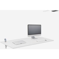 Wandklapptisch Küche Schreibtisch 120x60cm Jeremy - Weiß von AHD AMAZING HOME DESIGN