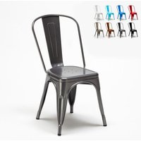 industrielle stühle aus metall- und stahl für küche und bar steel one - Grau industrielle stühle aus metall- und stahl für küche und bar steel one - Grau von AHD AMAZING HOME DESIGN