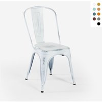 stühle im industriedesign aus metall vintage shabby chic stil steel old - Weiß Shabby von AHD AMAZING HOME DESIGN