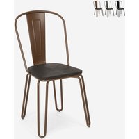 stühle stuhl aus stahl im-stil für bar und küche ferrum one - Braun stühle stuhl aus stahl im-stil für bar und küche ferrum one - Braun von AHD AMAZING HOME DESIGN
