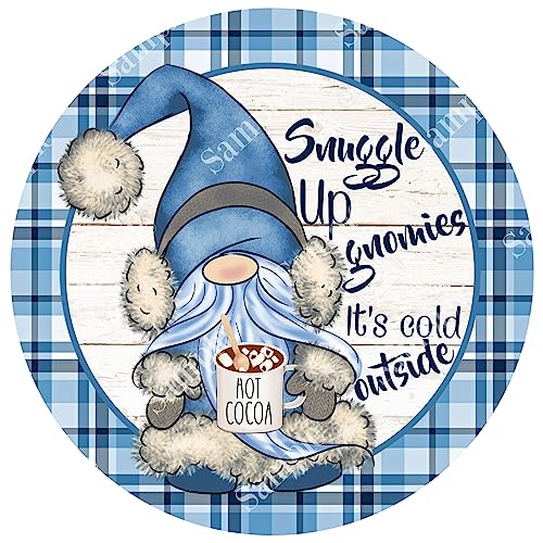 Blechschild Snuggle Up Gnomies Winter Gnom Weihnachtsschild – Weihnachtskranzschild – Türhänger – abgestuftes Tablett Schild – Kranz Mittelbefestigung Metallschild 20,3 x 20,3 cm Blechschild Snuggle Up Gnomies Winter Gnom Weihnachtsschild – Weihnachtskranzschild – Türhänger – abgestuftes Tablett Schild – Kranz Mittelbefestigung Metallschild 20,3 x 20,3 cm von AHEE