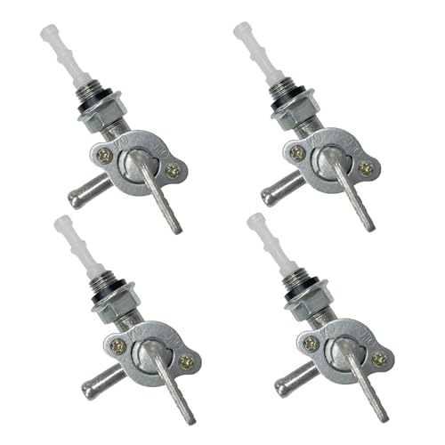 4 Stück Benzinhahn, Kraftstoffschalter Mit 8mm Anschluss, Ventilpumpe Petcock Öltankhahn Petcock Ventil M10 X 1,25, Benzinhahn Universal Benzinhahn Stromerzeuger Schalter Benzinhahn Für Generator 4 Stück Benzinhahn, Kraftstoffschalter Mit 8mm Anschluss, Ventilpumpe Petcock Öltankhahn Petcock Ventil M10 X 1,25, Benzinhahn Universal Benzinhahn Stromerzeuger Schalter Benzinhahn Für Generator von AHEJIOO