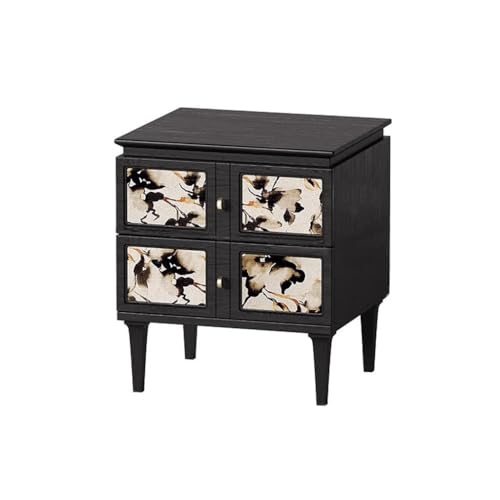 AHGFTYRDT Nachttisch Retro Kleine Massivholz Nachttisch Schlafzimmer Hochwertigen Schrank Locker Nachttisch für Schlafzimmer von AHGFTYRDT