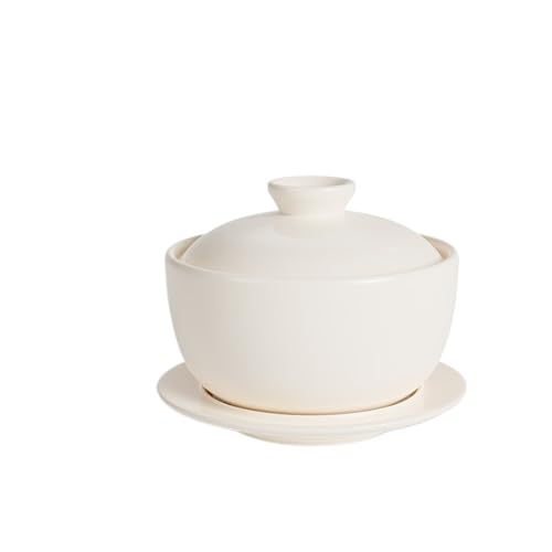 Speiseteller Dessertteller Haushalt Hotel Suppe Schüssel Würze Glas Mit Deckel Gedämpfte Ei Restaurant Eintopf Topf Keramik Dessert Teller Speiseteller Keramikteller von AHGFTYRDT