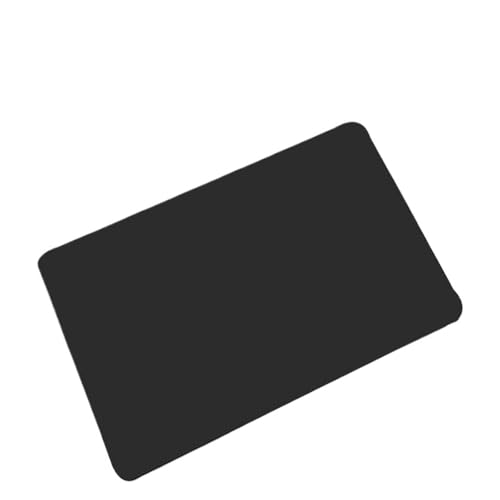 AHIOJEGX Badezimmermatte Super saugfähige, rutschfeste Badezimmermatte, Toilette, rutschfeste Badewannen-Fußmatte, Küche, Wohnzimmer, Bodenmatte, Heimdekoration(Black,40X50CM) von AHIOJEGX