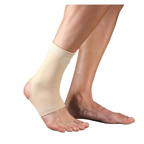 AHIOJEGX Knöchelstütze 1 PCS Schwarz Nylon Kompression Knöchel Brace Unterstützung Protector Outdoor Sport Schutz knöchelgelenk(Khaki,M) von AHIOJEGX