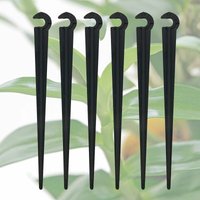 100 Stück Tropfschlauchunterstützung, Tropfbewässerungsunterstützung, Bewässerungsunterstützung, Tropfschlauchpfähle, Bewässerungsschlauchpfähle, für von AHLSEN