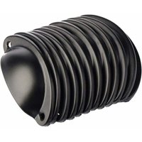 12 Vintage-Muschelgriffe für Schubladen, Schränke, Küchenmöbel, gebogener Eisen-Retro-Schranktürknauf, 8,2 cm x 3,5 cm, Schwarz - Ahlsen von AHLSEN