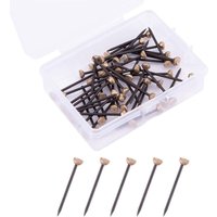 50 Stück Hängenägel, Lösungen zum Aufhängen von Bildern, Gipsrahmenaufhänger mit Kunststoff-Aufbewahrungsbox - Ahlsen 50 Stück Hängenägel, Lösungen zum Aufhängen von Bildern, Gipsrahmenaufhänger mit Kunststoff-Aufbewahrungsbox - Ahlsen von AHLSEN