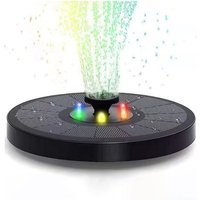 Ahlsen - 3W Solarbrunnen – Solar-Teichpumpe mit LED-Licht – für Gartenteich oder Brunnen von AHLSEN
