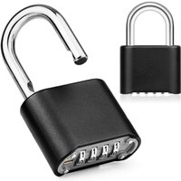 Ahlsen - 4-stelliges Code-Vorhängeschloss, 1 PC-Kombinationsschloss für den Außenbereich, wasserdicht, Zinklegierung, Code-Schließfach, Ahlsen - 4-stelliges Code-Vorhängeschloss, 1 PC-Kombinationsschloss für den Außenbereich, wasserdicht, Zinklegierung, Code-Schließfach, von AHLSEN
