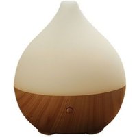 500-1000 ml Diffusor für ätherische Öle, Ultraschall-Luftbefeuchter, elektrischer Parfümdiffusor, Holzstil mit Beleuchtung, Aromatherapie - Ahlsen von AHLSEN
