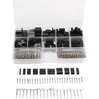 620PCS 2,54mm Dupont Jumper Anschlüsse Männlich Weiblich Crimp Pin Terminal Kit Dupont Kabel Jumper Draht Pin Header gehäuse Kit - Ahlsen von AHLSEN