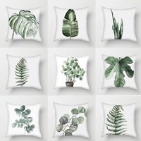 9-teiliges Set Kissenbezug mit Pflanzenmuster, 45 x 45 cm, dekorativer Kissenbezug für Sofa, Zuhause, Wohnzimmer, Schlafzimmer, Dekoration (9 9-teiliges Set Kissenbezug mit Pflanzenmuster, 45 x 45 cm, dekorativer Kissenbezug für Sofa, Zuhause, Wohnzimmer, Schlafzimmer, Dekoration (9 von AHLSEN