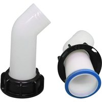 Abfluss mit Mutter, Wassertank-Düsenventil, 1000 l IBC-Tankverlängerung, Regendüsen-Verlängerungsschlauchdüse, IBC-Wasserhahnanschluss, von AHLSEN