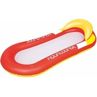 Aufblasbare Hängematte, aufblasbare Pool-Liege, Float-Hängematte, Flöße, aufblasbare Pool-Float-Pool-Lounge für Innen- und Außenschwimmbecken, Rot – von AHLSEN