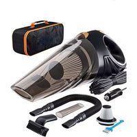Autostaubsauger – tragbarer, leistungsstarker Mini-Handstaubsauger mit 3 Aufsätzen, 5 m langem Kabel und Tasche – 12 v, kleines Autozubehörset für von AHLSEN