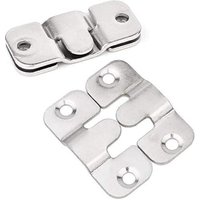 Bilderrahmenhaken, Möbelverbinder, Unterputzhalterung, Wandmontage, stabiler Bilderaufhänger aus Metall zur Befestigung von Bildern, Bildern oder Bilderrahmenhaken, Möbelverbinder, Unterputzhalterung, Wandmontage, stabiler Bilderaufhänger aus Metall zur Befestigung von Bildern, Bildern oder von AHLSEN
