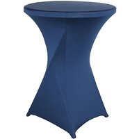 Bistrotischhusse – Mange Debout – Deco Cocktail – Stretch-Spandex (Marineblau), 60 cm × 110 cm - Ahlsen von AHLSEN