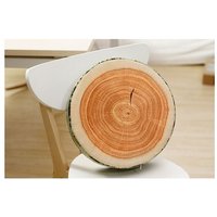 Dekoratives rundes Kissen, 3D-Digitaldruck, bequemes, lustiges, niedliches Holzscheitkissen für Kinder, kreisförmiges Sitzbodenkissen für Zuhause, Dekoratives rundes Kissen, 3D-Digitaldruck, bequemes, lustiges, niedliches Holzscheitkissen für Kinder, kreisförmiges Sitzbodenkissen für Zuhause, von AHLSEN