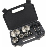 Diamantbeschichtetes Fliesen-Lochsägen-Set mit Legierungs-Aufbewahrungsbox, 6 Löcher, 22–73 mm, für tragbares, langlebiges Betonschneiden - Ahlsen von AHLSEN