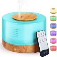 Ahlsen Diffusor für ätherische Öle, 500 ml, Bluetooth-Lautsprecher, Ultraschall-Luftbefeuchter, leiser, kühler Nebel, elektrischer Duft, 7 Farben mit Ahlsen Diffusor für ätherische Öle, 500 ml, Bluetooth-Lautsprecher, Ultraschall-Luftbefeuchter, leiser, kühler Nebel, elektrischer Duft, 7 Farben mit von AHLSEN