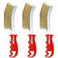 Drahtbürsten-Set, 9-teilig, manuelle Drahtbürsten, Rostentfernerbürste, Hartmetallbürste, Messingdrahtbürsten-Set für Schweißen und Rostreinigung Drahtbürsten-Set, 9-teilig, manuelle Drahtbürsten, Rostentfernerbürste, Hartmetallbürste, Messingdrahtbürsten-Set für Schweißen und Rostreinigung von AHLSEN