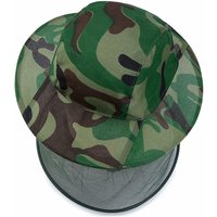 Ahlsen Farbiger Netzhut mit Moskitonetz zum Schutz des Gesichts, Camping-Outdoor-Angelhut von AHLSEN