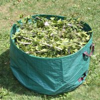 Ahlsen - Gartensack Starker pp Gartenabfallsack - Selbststehend und Faltbar - Müllsäcke für Gartenabfälle Rasen Laub Grünschnitt - Wiederverwendbar von AHLSEN