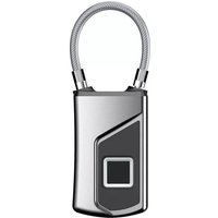 Intelligentes Fingerabdruck-Vorhängeschloss, wiederaufladbares USB-Schloss, IP66, wasserdichtes, schlüsselloses Sicherheitsvorhängeschloss für von AHLSEN