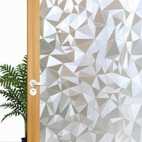 Klebstofffreies dreieckiges Fenster aus elektrostatischer PET-Glaspaste mit abnehmbarer elektrostatischer Glasfolie (2 Meter) - Ahlsen von AHLSEN