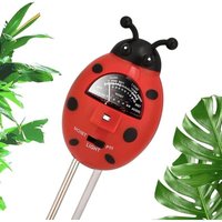 Ahlsen - Rasenpflanzen im Innen- und Außenbereich (keine Batterie erforderlich), 3-in-1-Bodentester, Feuchtigkeitsmesser, Licht- und pH-Säuretester, von AHLSEN