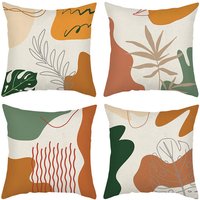 Ahlsen Set mit 4 Kissenbezügen 45 x 45 cm, moderne Kissenbezüge für Auto, Sofa, Heimdekoration Ahlsen Set mit 4 Kissenbezügen 45 x 45 cm, moderne Kissenbezüge für Auto, Sofa, Heimdekoration von AHLSEN