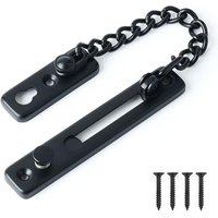 Ahlsen - Sicherheits-Türkette, schmaler Türbegrenzer, federbelasteter, diebstahlsicherer Türriegel mit Schrauben für die Innentür zu Hause, Ahlsen - Sicherheits-Türkette, schmaler Türbegrenzer, federbelasteter, diebstahlsicherer Türriegel mit Schrauben für die Innentür zu Hause, von AHLSEN