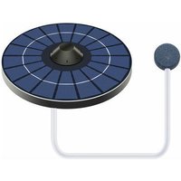 Solar-Teich-Sauerstoffpumpe mit Luftschlauch und Blasenstein, Fischteichbelüfter, Sauerstoffgenerator für Vogelbad, Brunnen, kleiner Teich - Ahlsen von AHLSEN