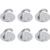 Ahlsen - Stück Deckenhaken M5 Offener Haken macht Ösenplattenanker Edelstahl-Ösenplattenhaken zum Aufhängen von Pflanzen, Deckenventilatoren, Ahlsen - Stück Deckenhaken M5 Offener Haken macht Ösenplattenanker Edelstahl-Ösenplattenhaken zum Aufhängen von Pflanzen, Deckenventilatoren, von AHLSEN