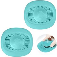 Stück Silikon Küchenspüle Stopper Universal 2 in 1 Haarfänger Dusche Mund Waschbecken Abfluss Küchenspüle Dusche Anti Geruch Badewannen Stopper von AHLSEN