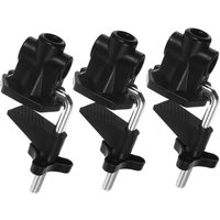 Tischlampen-Befestigungsklemme im 3er-Set, Schreibtischlampenhalter und Universalschraubstock, fester Sockel, Befestigungsclip aus Legierung, Tischlampen-Befestigungsklemme im 3er-Set, Schreibtischlampenhalter und Universalschraubstock, fester Sockel, Befestigungsclip aus Legierung, von AHLSEN