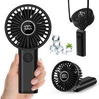 Ahlsen - Tragbarer Mini-Ventilator, 3600 mAh wiederaufladbarer USB-Taschenventilator, kleiner Handventilator mit 3 Geschwindigkeiten, tragbarer von AHLSEN