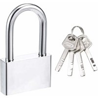 Ahlsen Vorhängeschloss 50 mm Vorhängeschloss mit 4 Schlüsseln, Gehäuse aus gehärtetem Stahl, wasserdichtes Vorhängeschloss für den Außenbereich für Ahlsen Vorhängeschloss 50 mm Vorhängeschloss mit 4 Schlüsseln, Gehäuse aus gehärtetem Stahl, wasserdichtes Vorhängeschloss für den Außenbereich für von AHLSEN