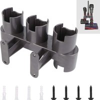 Ahlsen Wandmontierter Zubehörhalter, Adapter-Konverter-Set für Dyson V11 V10 V8 V7, Ersatz für Dyson Staubsauger (grau, mit Teilepaket) von AHLSEN