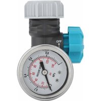 Ahlsen - G3/4 Zoll Einstellbarer Wasserdruckregler mit Manometer Gewächshaus-Gartenbewässerungsregler Bleifreies Messing Einstellbarer von AHLSEN