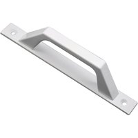 Ahlsen - Gerader Griff aus weißem Aluminium für Schiebetüren oder abnehmbare Türen – 200 x 24 x 43 mm Funktioneller und komfortabler Griff von AHLSEN