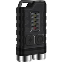 Mini wiederaufladbare LED-Taschenlampe, leistungsstarke Taschenlampe, schwarz - Ahlsen Mini wiederaufladbare LED-Taschenlampe, leistungsstarke Taschenlampe, schwarz - Ahlsen von AHLSEN