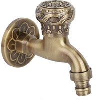 Premium-Wasserhahn, langlebiges Messing, antiker Küchenspüle-Wasserhahn, Bronze-Wasserhahn, Metallgriff, G1/2-Anschluss - Ahlsen von AHLSEN
