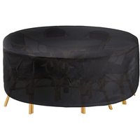 Runder Gartentisch, runder Terrassentisch und Stuhlbezug-Set, strapazierfähige Oxford-Terrassenmöbelabdeckung für den Außenbereich, winddicht, Runder Gartentisch, runder Terrassentisch und Stuhlbezug-Set, strapazierfähige Oxford-Terrassenmöbelabdeckung für den Außenbereich, winddicht, von AHLSEN