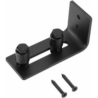 Ahlsen - Scheunentür-Bodenführung, verstellbare Bodenrollenführung aus Kohlenstoffstahl für Rollen für Holzschiebetüren, Wand/Tür, Schwarz Ahlsen - Scheunentür-Bodenführung, verstellbare Bodenrollenführung aus Kohlenstoffstahl für Rollen für Holzschiebetüren, Wand/Tür, Schwarz von AHLSEN