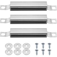 Set mit 3 Edelstahl-Ersatzbrennern – universell verstellbares Querrohr für Gasgrill - Ahlsen von AHLSEN